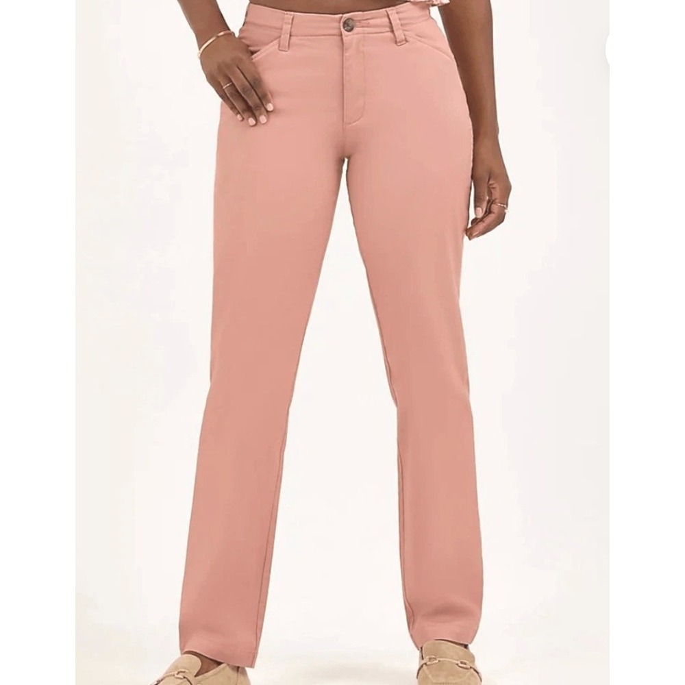 AllSaints Spitalfields Skipper Chino Pants Pink Salmon‎ Cotton Size 38 Slim US 6